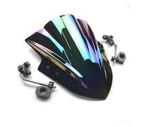 Motocicleta Carenabris Para Kawasaki Para ER6N Para ER4N Para MT125 Para FZ1 Para FZ6 Para FZ8 Parabrisas Motocicleta Soporte Ajustable Parabrisas Protector(Lridium B)