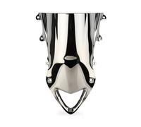 Motocicleta Carenabris Para S1000RR Para S1000 RR Para S 1000 RR 2009 2010 2011 2012 2013 2014 Parabrisas Motocicleta Doble Burbuja Visera Deflectora De Carenado Parabrisas Protector(Silver)