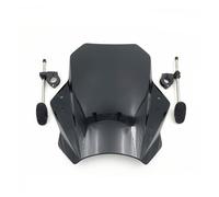 Motocicleta Carenabris Para VT750S Para VT 750S Para VT750 S Parabrisas Para Motocicleta Deflector De Viento Abrazadera Variable ABS Parabrisas Spoiler Parabrisas Protector(Black)