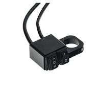 Motocicleta Cerradura Encendido Interruptor De Botón Encendido Y Apagado Para Manillar Motocicleta ATV 7/8 Pulgadas, Luz Antiniebla Freno Peligro Para Faros Delanteros(A)