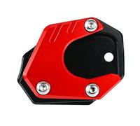 Motocicleta CNC Aluminio Costado Soporte Lateral Ampliar para CB650R Neo Sports Cafe 2019-2022 CBR650R 2019-2021 CB500F CB500X 2013-2021 CB125R CB300R 2018-2021-Negro+Rojo