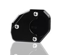 Motocicleta CNC Aluminio Costado Soporte Lateral Ampliar para Tri-dent 660 2021 2022 2023-Negro+Negro