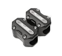 Motocicleta con Logo Motor Parachoques Crash Bars Bloque Protector para BMW F800GS F 800 GS 2010 2020(F800GS Titanium)