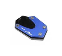 Motocicleta Costado Soporte Lateral Almohadilla De Extensión Pata Cabra Lateral Motocicleta CNC para Suzuki V-Storm 800DE VSTROM 2023 2024 Accesorios(Blue LO-GO)