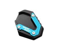 Motocicleta Costado Soporte Lateral para CFMOTO 450MT 2024 2025 Accesorios Motocicletas CNC Pie Soporte Lateral Placa Ampliadora Extensión(Sky Blue-450MT)