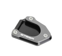 Motocicleta Costado Soporte Lateral para CFMOTO 675NK 675SR 675SS 675SR-R Pie Soporte Lateral Extensión Ampliadora Placa De Pad(675SR Titanium)