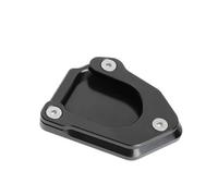 Motocicleta Costado Soporte Lateral para CFMOTO 675NK 675SR 675SS 675SR-R Pie Soporte Lateral Extensión Ampliadora Placa Pad(Black NO LO-GO)