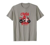 Motocicleta Crash & Burn Camiseta