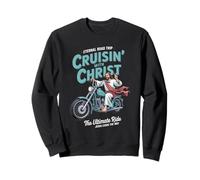 Motocicleta Cruisin' with Christ Christian Streetwear Sudadera