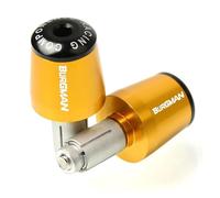 motocicleta Cubierta Del Manillar De La Motocicleta Tapa Final Para Suzuki BURGMAN 650 400 125 200 250 AN650 AN400 AN125 AN200 Accesorios extremo del mango(Gold)