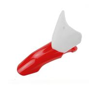 Motocicleta Cubierta Guardabarros Para TTR CRF 50 Para TTR50 CRF50 Repuestos Para Motocicleta Placa De Matrícula Delantera Guardabarros Dirt Pit Bike(Red and white)