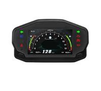 Motocicleta cuentarrevoluciones Indicador de motocicleta con pantalla, instrumento universal para, velocímetro, odómetro, tacómetro para motocicletas 2/4 cilindros
