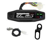 Motocicleta cuentarrevoluciones Instrumento universal para motocicleta velocímetro digital odómetro tacómetro cuentakilómetros 12000 RPM velocidad viaje voltaje