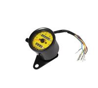 Motocicleta cuentarrevoluciones Odómetro universal con retroiluminación LED para motocicleta, velocímetro de 0 a 140 km/h, tacómetro vintage, odómetro y medidor combustible