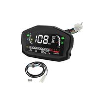 Motocicleta cuentarrevoluciones Tacómetro universal para motocicleta de 12 V, velocímetro 14000 rpm, para motor fueraborda 2 y 4 cilindros, indicador digital