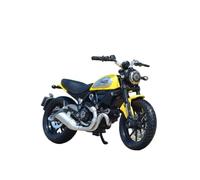 Motocicleta De Carreras De Aleación Ducati Scramble 1:18, Modelo De Simulación De Fundición A Presión, Vehículo De Juguete De Metal, Motocicleta