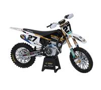 Motocicleta De Modelo NewRay Modelo Husqvarna Rockstar Malcom Stewart #27 1:12