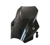 Motocicleta Deflector Compatible con Suzuki para Robber 1200S para GSF1200S 2006 para SFV650 2009-2015 Montaje del Manillar Parabrisas De Motocicleta