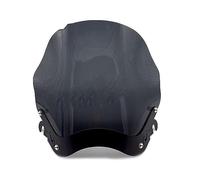 Motocicleta Deflector Viento Defector De Cristal Delantero Del Parabrisas De La Motocicleta Con Tornillos De Soporte Negro Para Yamaha Para Cruiser VMAX1200 1985-2007 Motocicleta Carenado Parabrisas