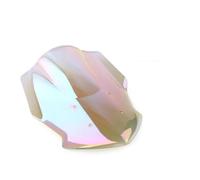 Motocicleta Delantero For MT07 MT-07 MT 07 2018-2019 2020 For FZ07 FZ-07 Screen Double Bubble Windshield Deflector Protector WindScreen Motorcycle Parabrisas Pantalla(White iridium)