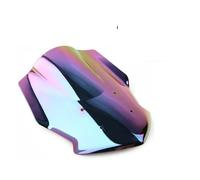 Motocicleta Delantero For MT07 MT-07 MT 07 2018-2019 2020 For FZ07 FZ-07 Screen Double Bubble Windshield Deflector Protector WindScreen Motorcycle Parabrisas Pantalla(Iridium)