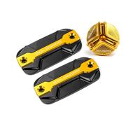 Motocicleta Depósito Bomba Freno Tapa para para Go&ldWing 1800 GL1800 GL1500 2001-2018 VTX 1800 1300 Tapa De Depósito De Líquido De Frenos Delantero De Motocicleta Tapa De Llenado De Aceite