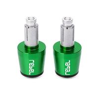 motocicleta Deslizador De Tapa De Extremo De Agarre De Manillar De Motocicleta De 7/8 Pulgadas Y 22mm Para REBEL 300 500 CMX250C CMX500 CMX300 CMX 250 extremo del mango(Green-black)