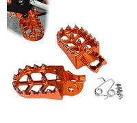 Motocicleta Dirt Bike Estribo Pedales Reposapiés Para KTM SX SXF EXC EXCF XCW XCFW SMC 65 85 125 150 200 250 350 450 530 Para Husqvarna (orange)