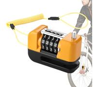 Motocicleta Disc Brake Lock - Bloqueo de disco de rueda de seguridad antirrobo, Código de 4 dígitos Stoppet | Accesorio de seguridad impermeable, dispositivo de bloqueo combinado de velocidad