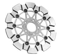 Motocicleta Disco Freno Disco de Freno Delantero y Trasero para Motocicleta, Soporte Rotor 13 Pulgadas para Touring,para Road Carretera, Deslizamiento, Calle, Accesorios