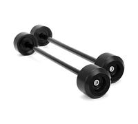 Motocicleta Eje Slider Compatible Con Bonneville Para Bobber 2017-2023 Motocicleta Eje Delantero Trasero Deslizador Horquilla Protector Impacto Deslizadores Anticolisión Rueda(Front rear)