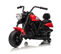 Motocicleta Eléctrica Niños 6V - Motocicleta para Niños Recargable, Vehículo Eléctrico con Batería 6V con Cargador, para 3-6 Años, Rojo