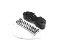 Motocicleta Elevador Manillar Abrazadera Arrastre Adaptador Extensible para Ducati para Scrambler 400 800 1100(Plata)