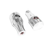 Motocicleta Elevador Manillar Abrazadera elevadora de Manillar Motocicleta Abrazaderas Barra aleación Aluminio CNC Adaptador Universal para Aumento Altura 1 par