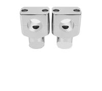 Motocicleta Elevador Manillar Abrazadera Universal elevadores Manillar Montaje Barra Motocicleta Aluminio CNC 25mm Color Negro para para Dyna para Sportster 1 par