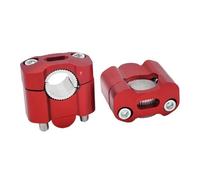 Motocicleta Elevador Manillar Adaptador elevadores Manillar 22mm y 28mm para Abrazadera Motocicleta de 7/8" 1 par Abrazaderas Barra para Todoterreno