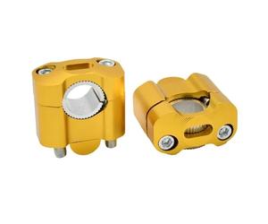 Motocicleta Elevador Manillar Adaptador elevadores Manillar 22mm y 28mm para Abrazadera Motocicleta de 7/8" 1 par Abrazaderas Barra para Todoterreno