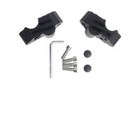 Motocicleta Elevador Manillar para Black para Flag 500 1 Juego Vintage Modificado Booster Spigot Elevator Manillar Elevado Asiento Aleación De Aluminio Adecuado