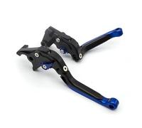 Motocicleta Embrague Maneta Freno Para Hon@&da XL125V XL 125 VARADERO V1-V3 2001 2002 2003 Corto/Largo Palanca De Freno Y Embrague Ajustable Para Motocicleta Accesorios(Fold Extend Blue)