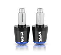 motocicleta Empuñaduras De Manillar De Motocicleta De 78''22mm, Extremos De Tapa De Manillar Para VFR750 VFR800 VFR800F VFR1200F VFR 800 800X 750 1200F extremo del mango(Black Blue)