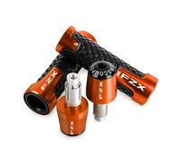 motocicleta Empuñaduras De Mano De Gel De Goma Para Manillar CNC, Manos De Freno Para FZX 750 FZX250 FZ700 FZX700 Extremos De Agarre Para Manillar extremo del mango(Orange Black)