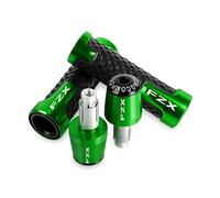 motocicleta Empuñaduras De Mano De Gel De Goma Para Manillar CNC, Manos De Freno Para FZX 750 FZX250 FZ700 FZX700 Extremos De Agarre Para Manillar extremo del mango(Green Black)