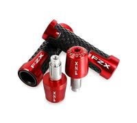 motocicleta Empuñaduras De Mano De Gel De Goma Para Manillar CNC, Manos De Freno Para FZX 750 FZX250 FZ700 FZX700 Extremos De Agarre Para Manillar extremo del mango(Red)