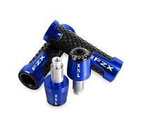 motocicleta Empuñaduras De Mano De Gel De Goma Para Manillar CNC, Manos De Freno Para FZX 750 FZX250 FZ700 FZX700 Extremos De Agarre Para Manillar extremo del mango(Blue Black)
