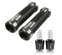 motocicleta Empuñaduras De Mano Para Manillar De Motocicleta extremo del mango(Grey)