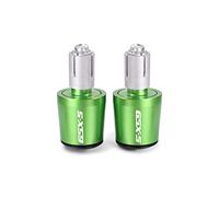 motocicleta Empuñaduras De Mano Para Motocicleta, Tapón De Extremo De Barra, Tapas De Manillar De Moto CNC Para SUZUKI GSXS750 GSX-S750 2016-2020 2019 2018 extremo del mango(Green)