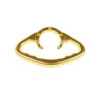 Motocicleta Empuñaduras Pasajero Trasero Empuñadura Mano Tanque Combustible Agarre Reposabrazos para YZF R6 R6R YZF600 YZF R1 R3 R15 R25(Oro)
