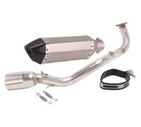 Motocicleta Enlace Tubo Medio Para Y&amaha NMAX125 NMAX155 2021 2022 Escape De Motocicleta Modificación Del Tubo De Escape Delantero(11)