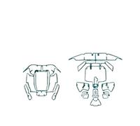 Motocicleta Equipaje Forro Carga Accesorios para Motocicleta, Protector de Maletero Trasero, Almohadilla Asiento Tipo Cubo para GIVI V58 MAXIA5 NM4