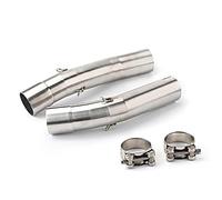 Motocicleta Escape Modificado Slip On Tubo Central Conexión 51mm 60mm Silenciador Para YAMAHA R1 2004-2014 HQGQCEZEK(A 2004-2006)